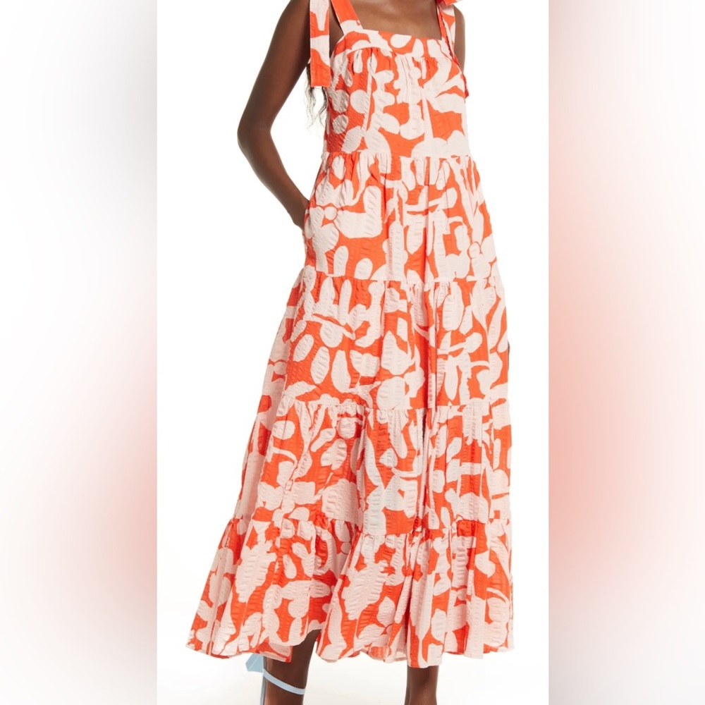 Cristina Martinez Print Tiered
Sundress Size: L